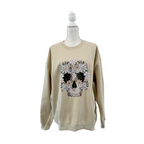 Floral Skull Crewneck