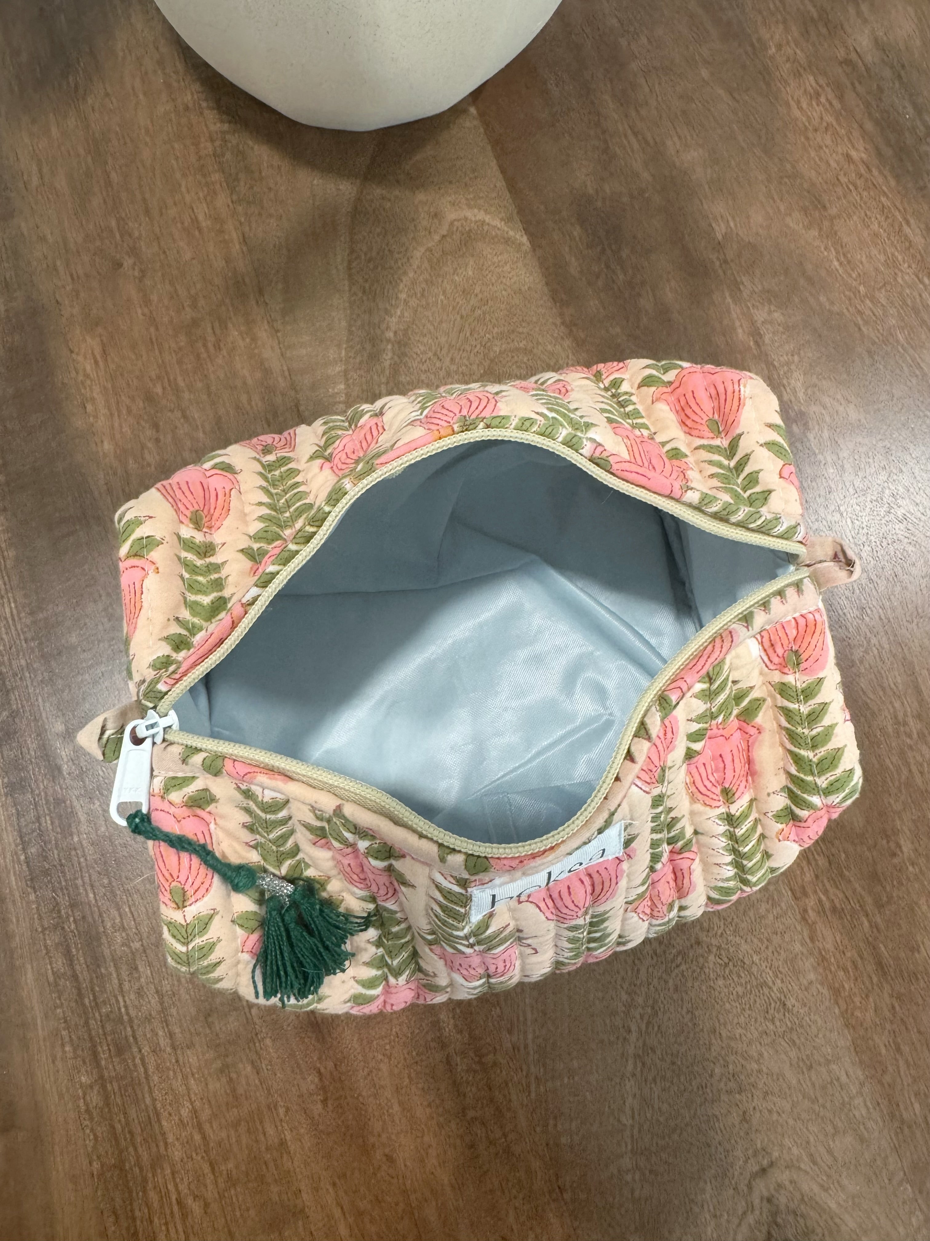 Pink Garden Pouch