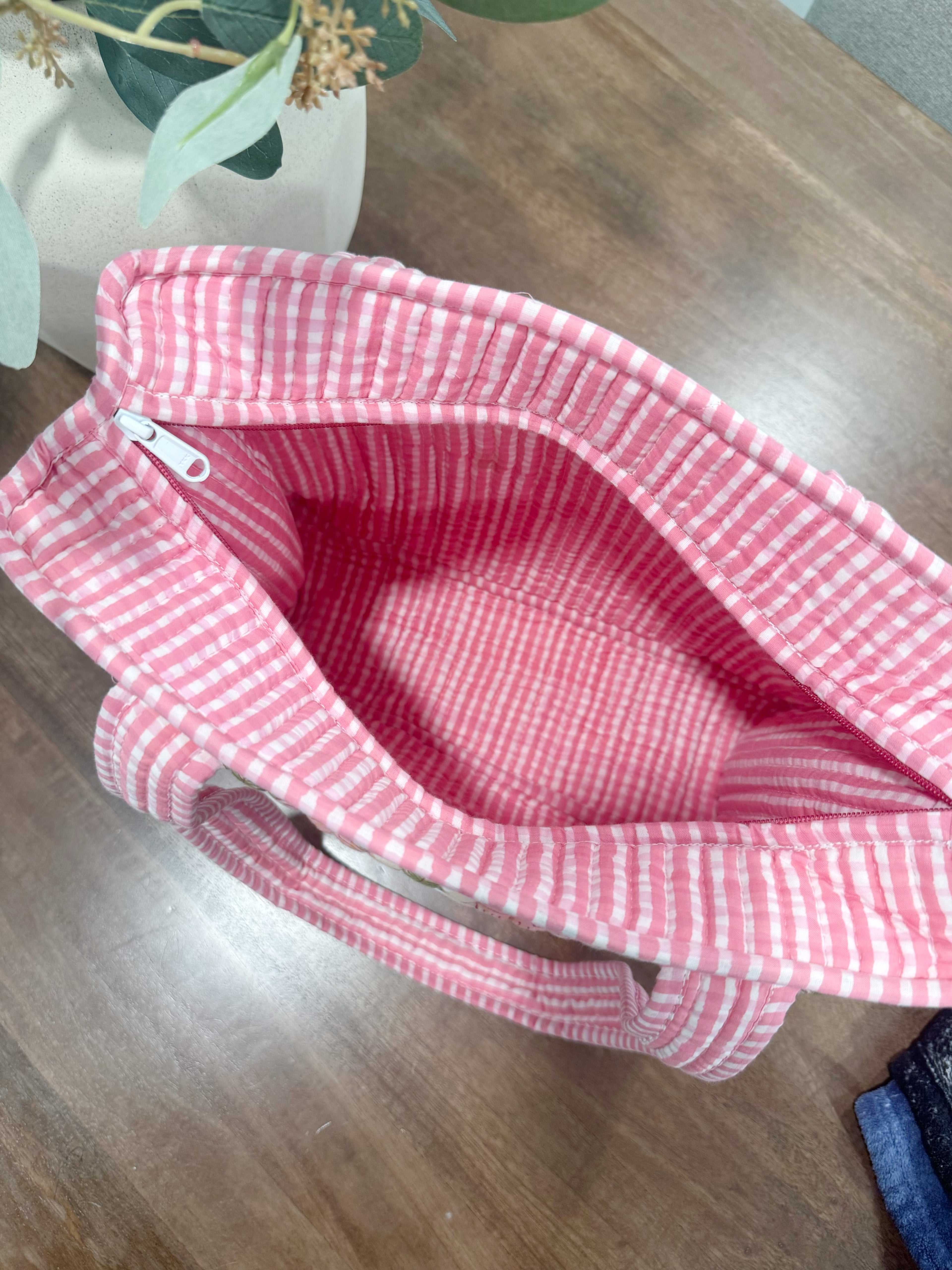 Pink Garden Midi Tote