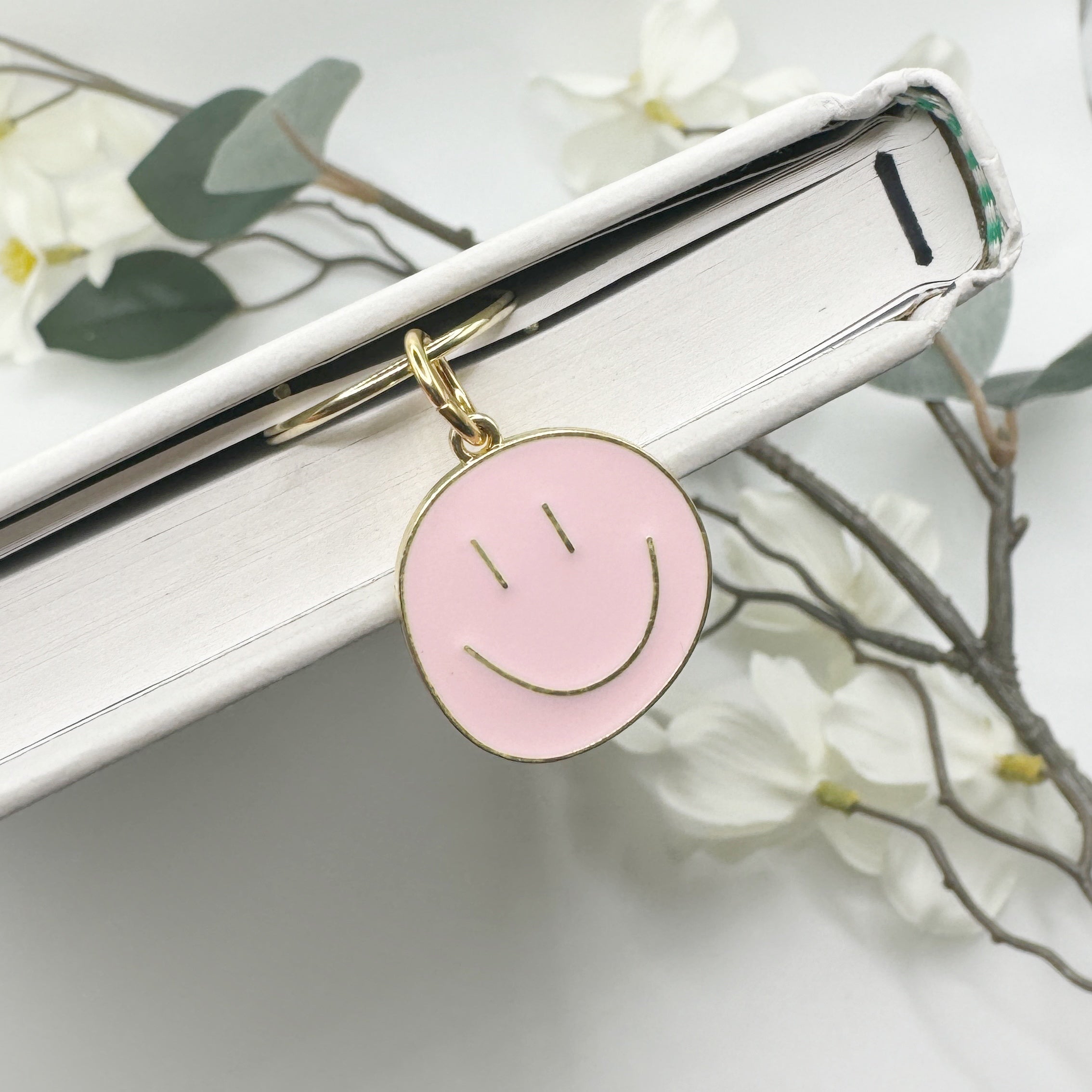Happy Face Charm Bookmark
