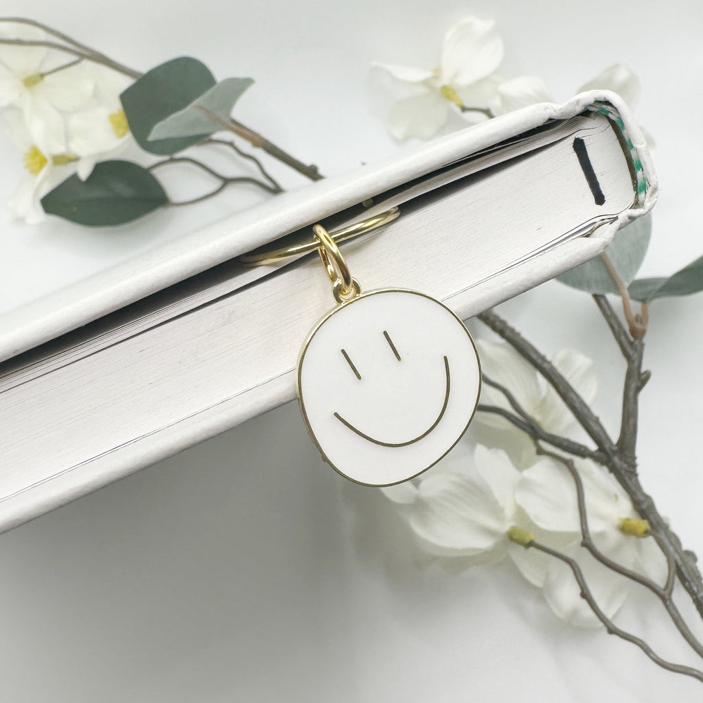 Happy Face Charm Bookmark