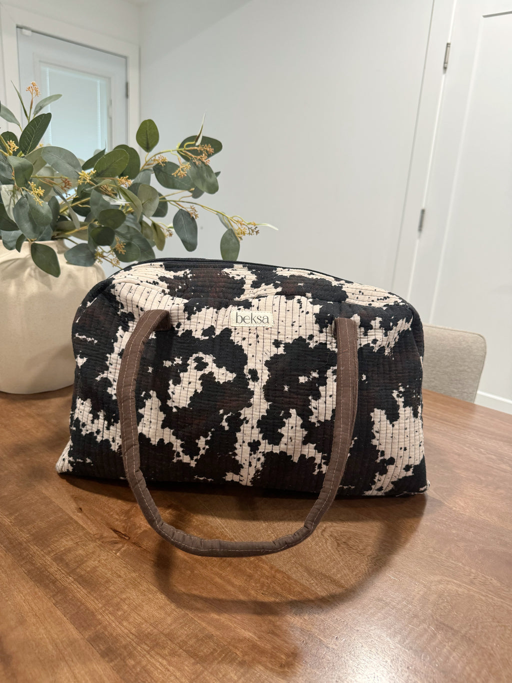 Cow Belle Duffle Bag