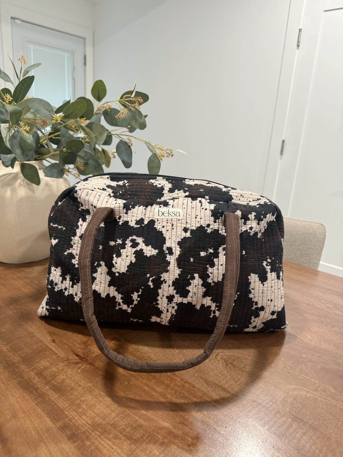 Cow Belle Duffle Bag