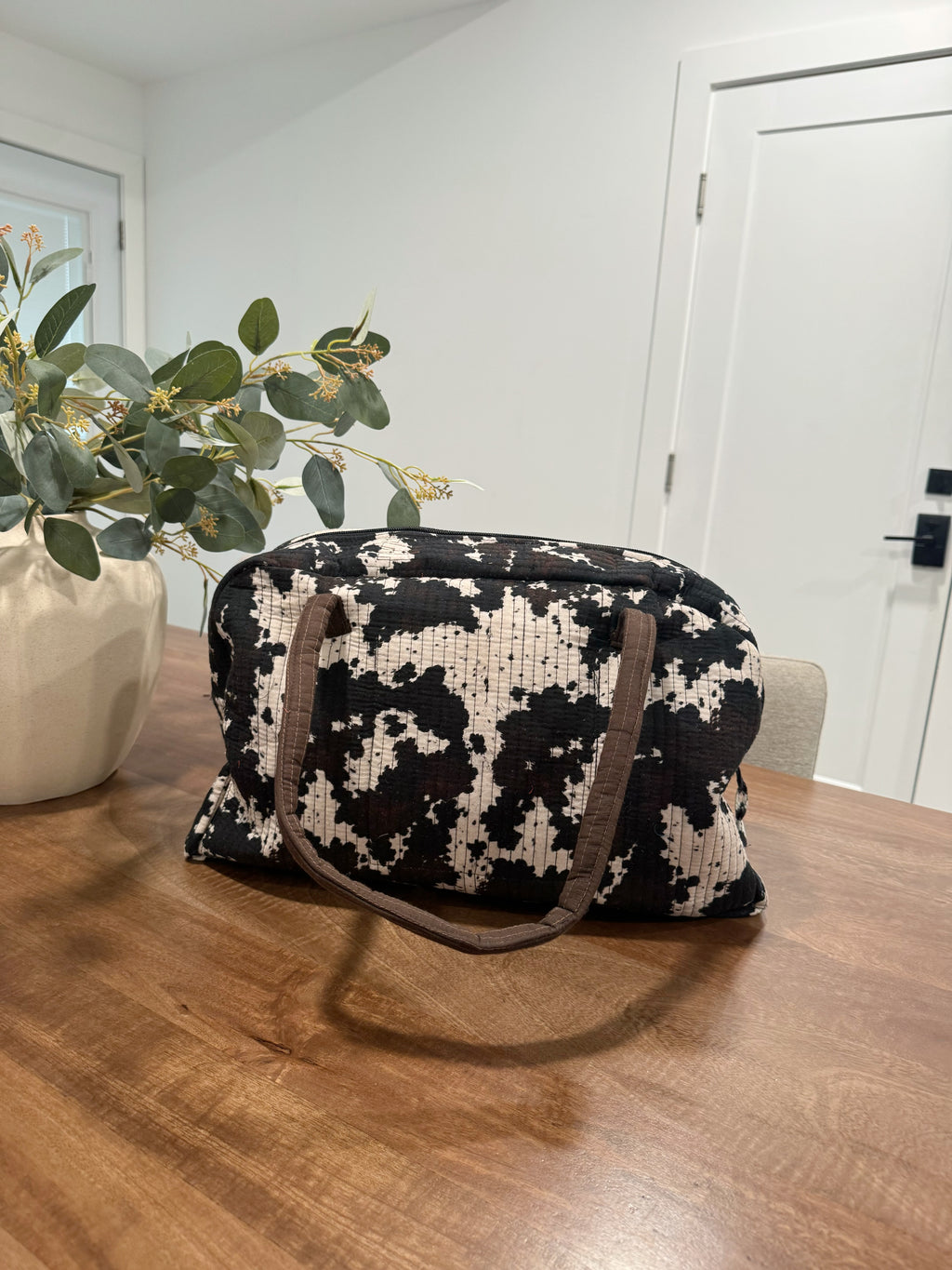 Cow Belle Duffle Bag