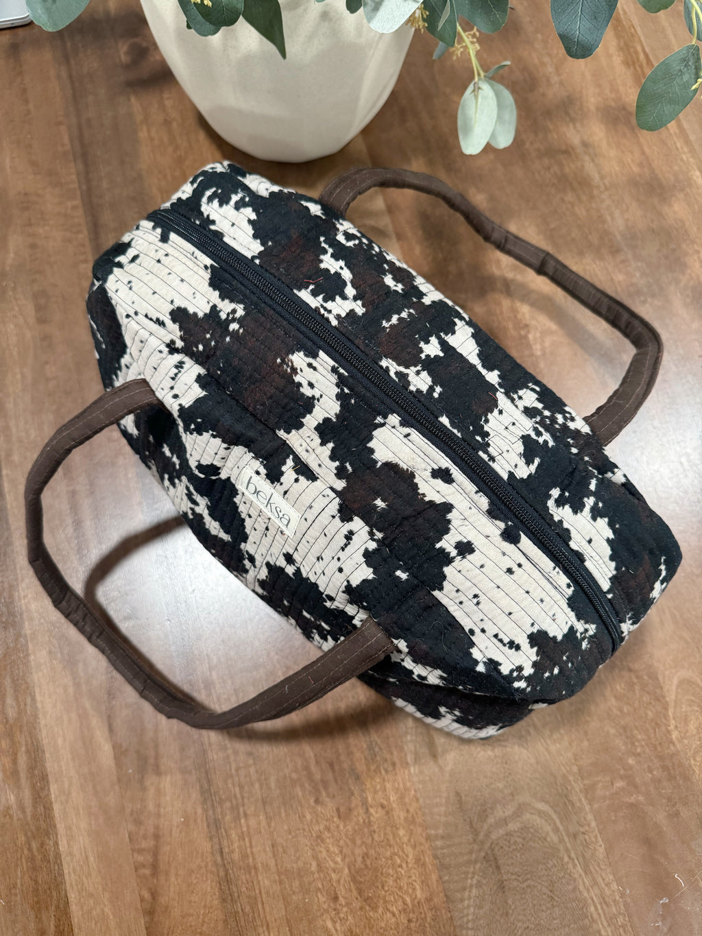Cow Belle Duffle Bag